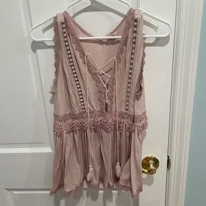 POL light pink top